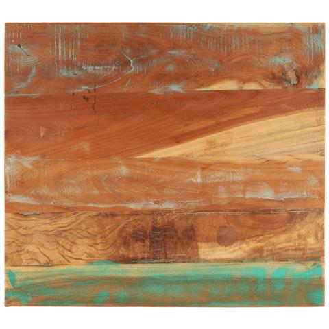 Piano Tavolo Rettangolare 70x80 Cm 25-27 Mm Legno Di Recupero - Foto 1