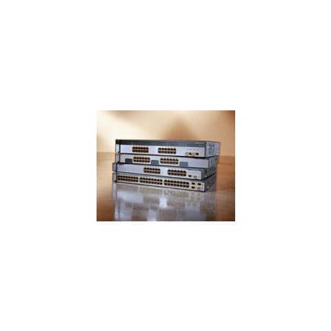 Ethernet Switch Cisco Catalyst 3750G-24TS 24 Porte Gestibile - 24 x RJ-45 - Porta Stack - 4 x Slot espansione - 10Base-T, 10/100/1000Base-T - Rack-Montabile - Foto 1