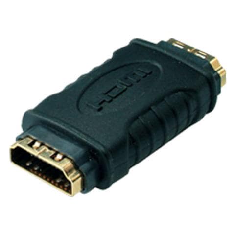HDMI-HDMI, f-f, HDMI, HDMI, Femmina / femmina, Nero, Oro, Oro - Foto 1