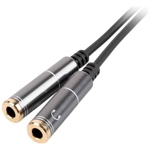 A20 Jack 3.5mm Jack 3.5mm Nero, Argento cavo di interfaccia e adattatore - Foto 2