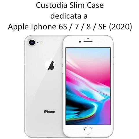 Airlux Slim Custodia Tpu Silicone Cover Case Per Apple Iphone 6s 7 8 Se (2020) Pink Bulk - Foto 2