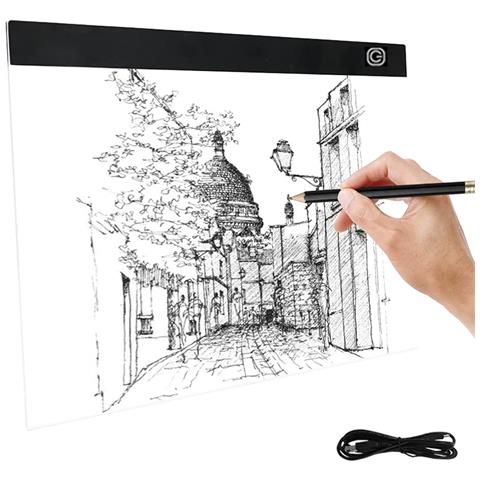 Lavagna Luminosa A Led/tavolo Da Disegno A3 Con Usb - Foto 12