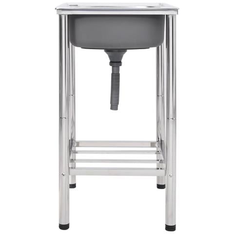 Lavello Da Campeggio Con Vasca Singola In Acciaio Inox - Foto 2