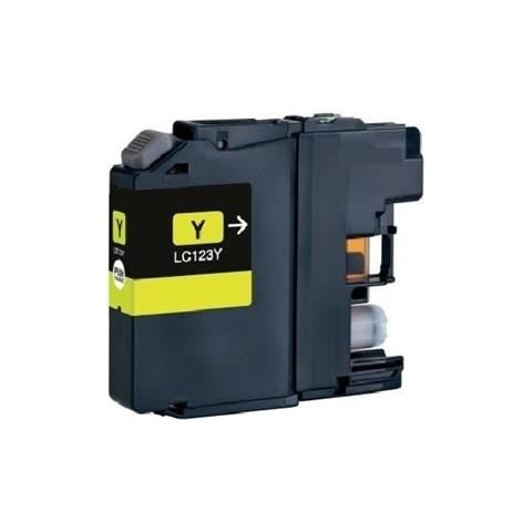 LC123Y Cartuccia Ink Compatibile Giallo per MFC-J4610 DW / MFC-J4410 DW / MFC-J4510 DW - Foto 1