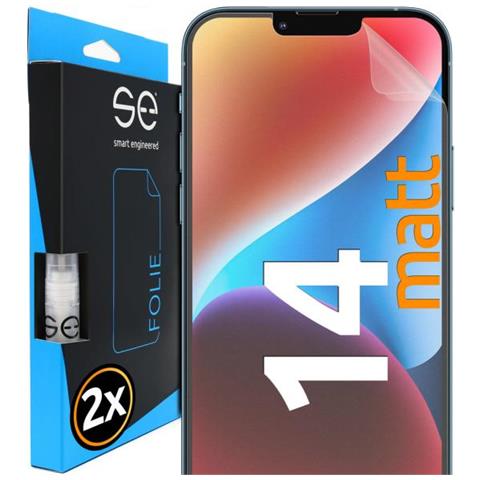 Se0-f0102-0272-22-m Mobile Phone Screen /back Protector Protezione Per Schermo Opaca Apple 2 Pz - Foto 1