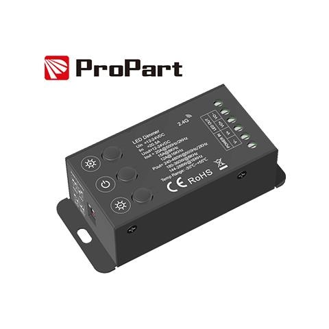 Dimmer Rf 1ch*20a 12-24vdc Con 3 Pulsanti - Foto 1