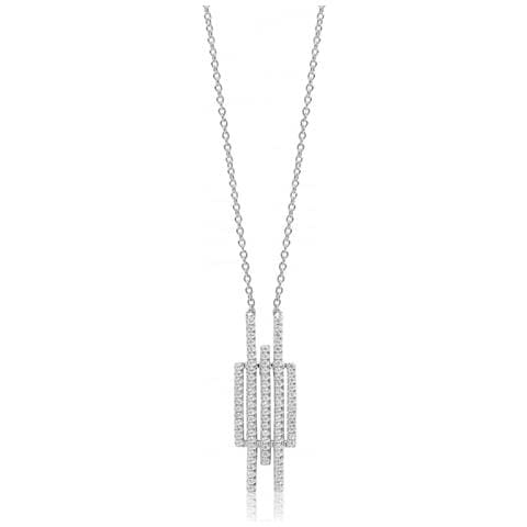 Gioielleria C0153-cz. Collana, Colore Grigio. Donna. - In ordine - Foto 3