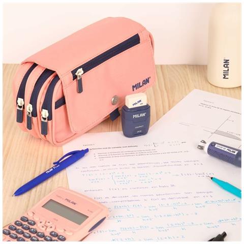 Astuccio Scuola Milan Serie1918 Rosa 13 X 24 X 10 Cm - Foto 6