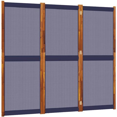 Divisorio A 3 Pannelli Blu Scuro 210x180 Cm - Foto 2