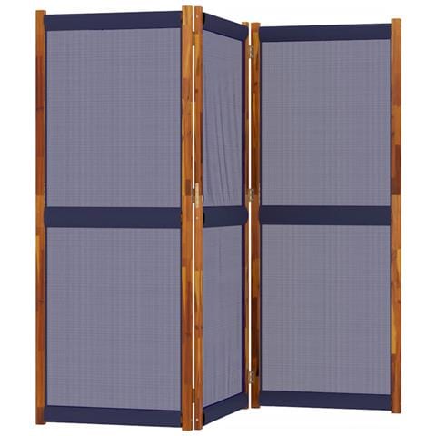 Divisorio A 3 Pannelli Blu Scuro 210x180 Cm - Foto 3