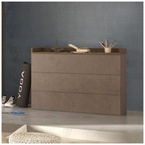 Comò Quinn 3 Cassetti Colore Bronzo Noce Mercure - Foto 1