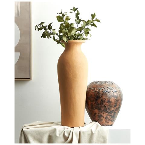 Vaso Decorativo Muar Ceramica 60 Cm Arancione - Foto 7