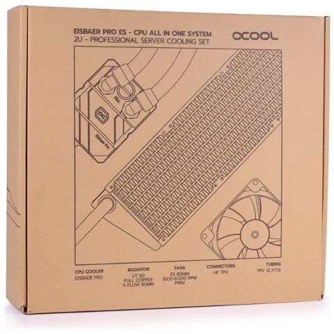 11973 sistema di raffreddamento per computer Processore Raffreddatore di liquidi tutto in uno 8 cm Nero 1 pz - Foto 2
