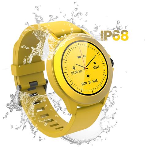 Smartwatch 5.0 Ip68 Con Sensore Frequenza Cardiaca, Giallo - Foto 10