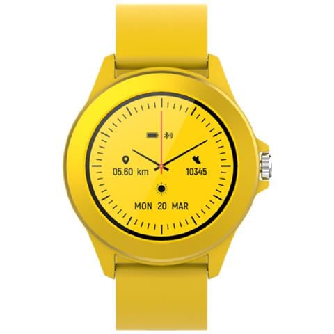 Smartwatch 5.0 Ip68 Con Sensore Frequenza Cardiaca, Giallo - Foto 1