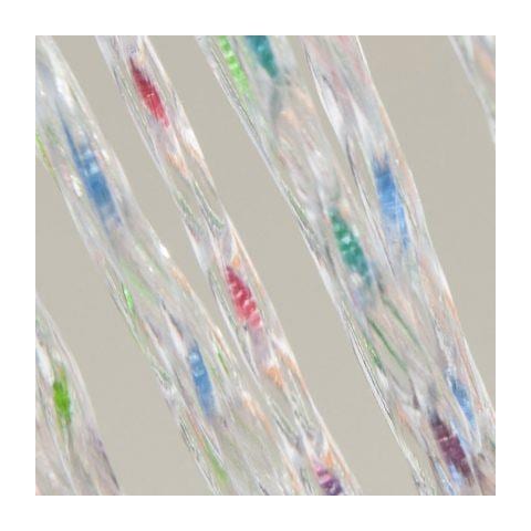 Tenda Per Porta Antimosche Antirumore In Pvc Multicolore Cristal - 100x220 Cm. - Foto 2