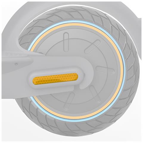 Adesivi Riflettenti Da Copriruote Per Ninebot G30, Giallo - Foto 2