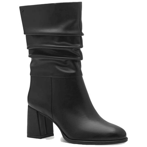 Heeled Boots Stivali Sintetico E Tessile Scarpe Donna Nero Eu 39, 1-25335-43 020 - Foto 1