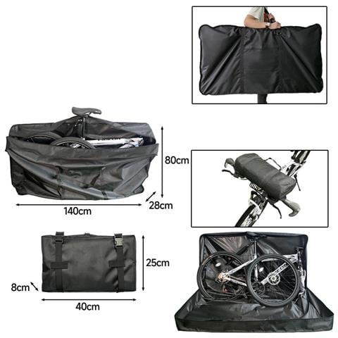 Borsa Da Bici Pieghevole Leggera E Portatile  S - Foto 7