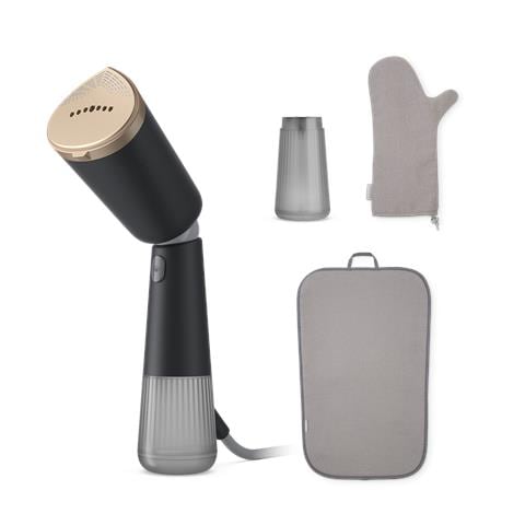 STH5030/80 Serie 5000 Vapore per Indumenti Portatile con Capacità 0.12 L Potenza 1400 W Colore Nero Grigio Oro - Foto 1