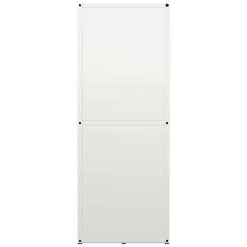 Rastrelliera per Legna da Ardere Bianca 40x30x80 cm - Foto 2