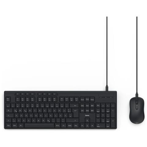 Tastiera e Mouse Cablato 00173054  (Layout Tedesco) Colore Nero - Foto 1