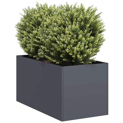 Fioriera Antracite 40x80x40 Cm In Acciaio Laminato A Freddo - Foto 1