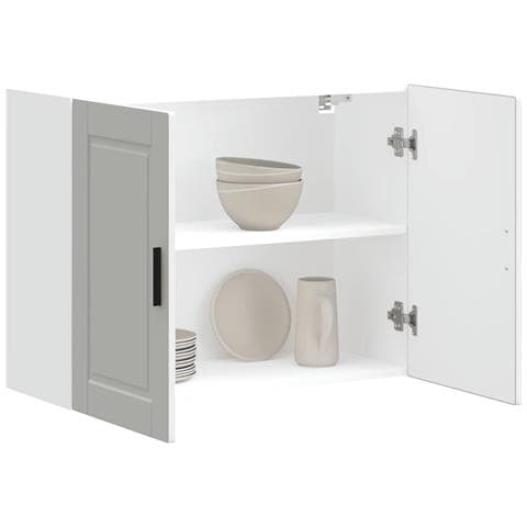 Pensile Da Cucina Porto Bianco In Legno Multistrato - Foto 1