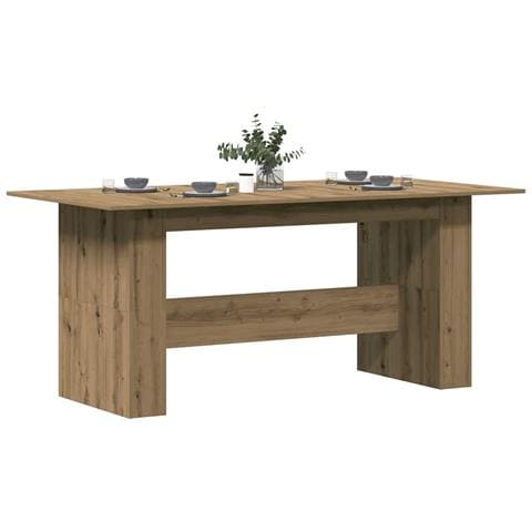 Tavolo Da Pranzo Rovere Artigianale 180x90x76 Cm In Truciolato - Foto 1