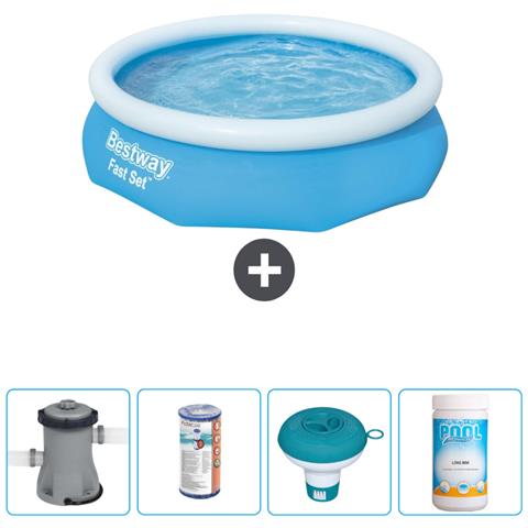 Piscina Fuori Terra - In Giro - 305x76 Cm - Blu - Include Accessori Coordinati Cb53 - Foto 1