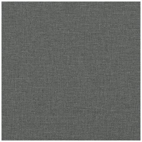 Set di Divani 3 pz con Cuscini Grigio Scuro in Tessuto - Foto 9