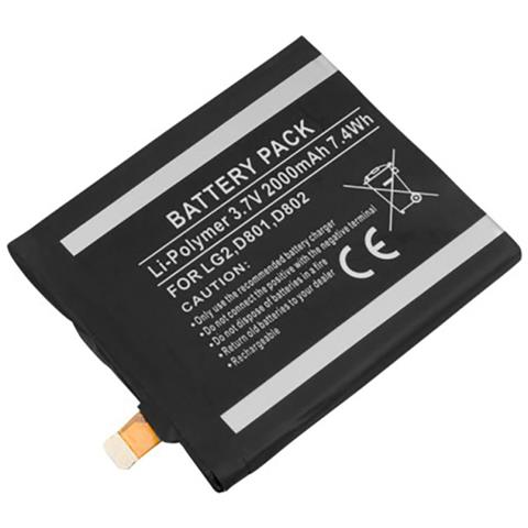 Batteria Li-polymer 2000mah Per Smartphone Compatibile Lg D801 3.7v - Foto 1