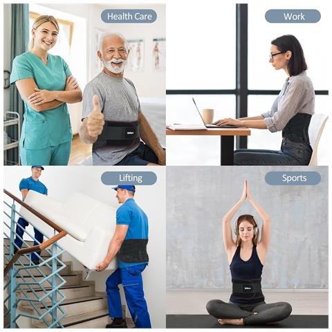 Fascia Lombosacrale Ortopedica Supporto Schiena Taglia L - Foto 2