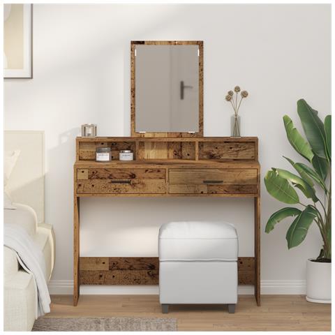 Toletta  con cassetti in legno vecchio 100x41x140 cm - Foto 2