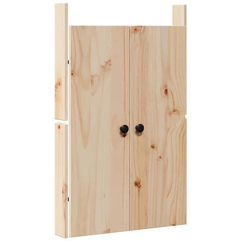 Porta da cucina Marrone 50 x 9 x 82 cm Legno massello di pino - Foto 1
