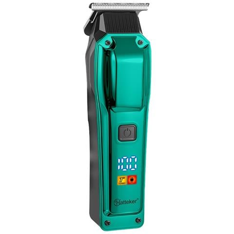 Tagliacapelli Ricaricabile Usb Con Display Digitale Lcd - Regolabarba Professionale Senza Fili Green - Foto 2