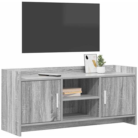 Mobile TV 102 x 33 x 47 cm Sonoma grigio Legno ingegnerizzato - Foto 2
