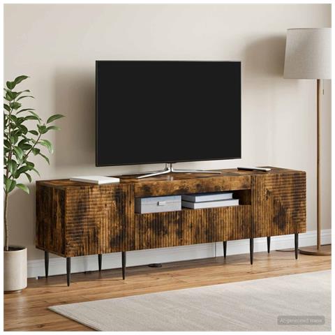 Mobile TV LED Rovere Fumo Legno ingegnerizzato - Foto 2