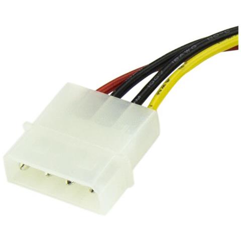 Cavo Adattatore di alimentazione Molex a SATA 4 - Connettore interno alimentazione Molex SATA a 4 pin da 15 cm - Foto 4