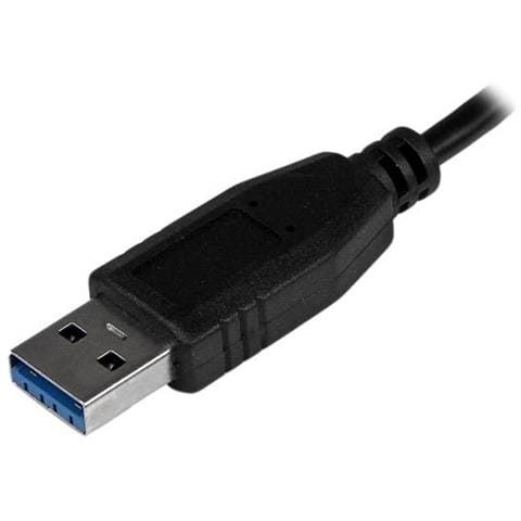Hub Mini USB 3.0 SuperSpeed a 4 porte portatile - Nero - Foto 4