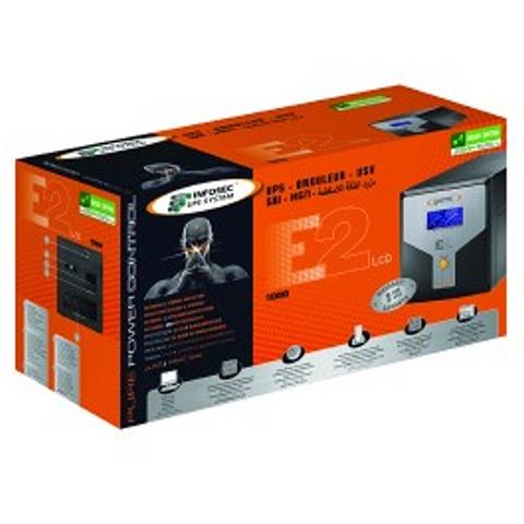 ICUL8000 - Gruppo di Continuità UPS E2 800VA 4 VDE Nero - Foto 2