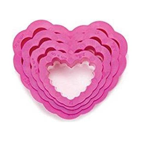 Set 4 Tagliapasta Cuore Festonato - Foto 3