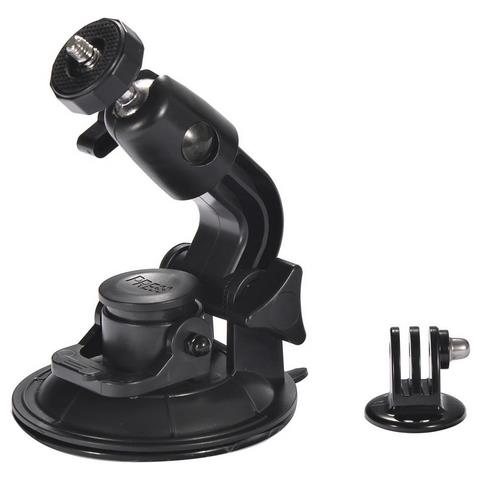 Supporto Con Ventosa 9cm Con Adattatore Per Camera Gopro Hd Hero 2 / 3 / 3+ / 4 - Foto 2