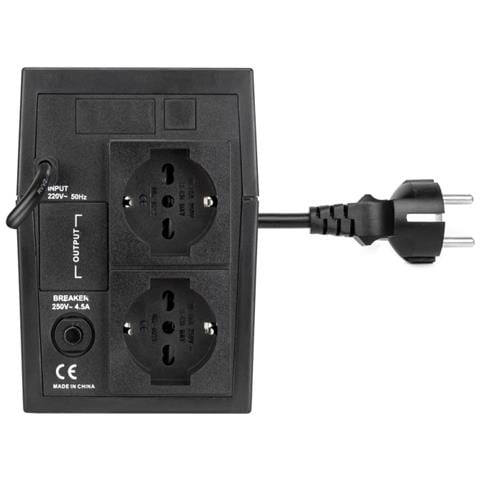 Offline Gruppo di Continuità UPS 650 VA / 360 W 2 x Bipasso / Schuko - Foto 2
