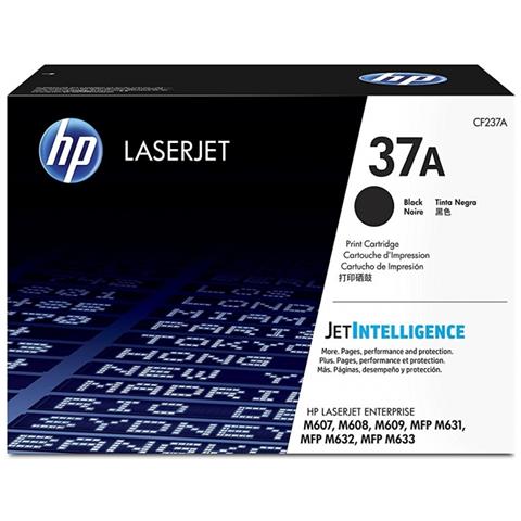CF237A Toner Originale Nero per LaserJet M607n / M609dh Capacità 11000 Pagine - Foto 1