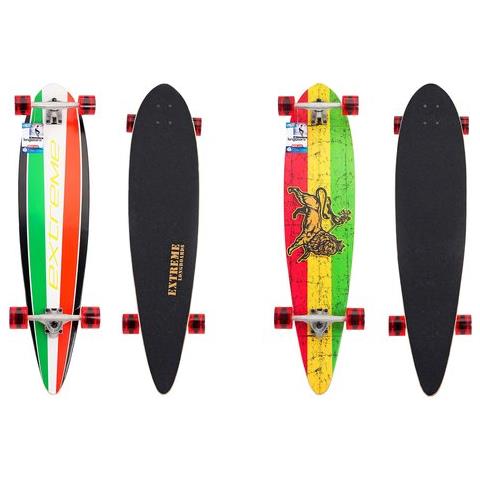 Skateboard Colorato Con Tavola In Legno. Portata Massima 100 Kg - 37982 - Foto 1