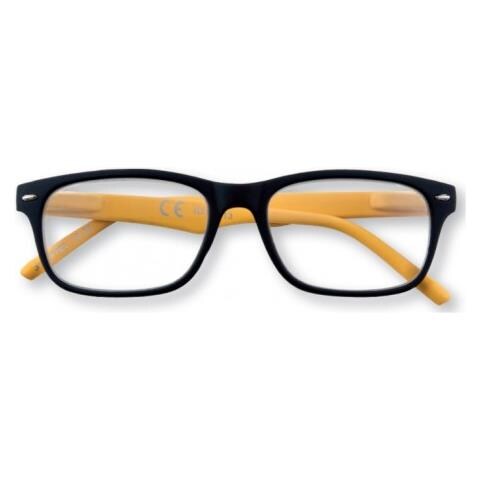 Occhiali Da Lettura Uomo Donna Unisex Gialli + 1.50 Diottrie 31z-b3-yel, Occhiali Da Vista Da 1.5 Diottrie Premontati Per Presbiopia, Montatura In Policarbonato E Asta Con Sistema Flex - Foto 2
