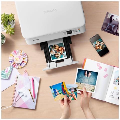 Stampante Multifunzione Pixma TS5351 Inkjet a Colori Stampa Copia Scansione A4 13 ppm (B / N) 6.8 ppm (a Colori) Wi-Fi / Ethernet / USB - Foto 5