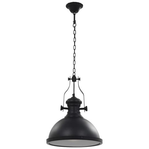 Lampada da Soffitto Nera Rotonda E27 - Foto 5