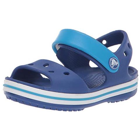 Crocs Crocband Sandal Kids, Sandali Con Cinturino Alla Caviglia Unisex - Bambini, Blu (cerulean Blue / ocean), 22/23 Eu - Foto 1
